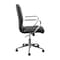 Flash Furniture Black LeatherSoft Office Chair with Chrome Arms GO-21111B-BK-CHR-GG - alternate 8